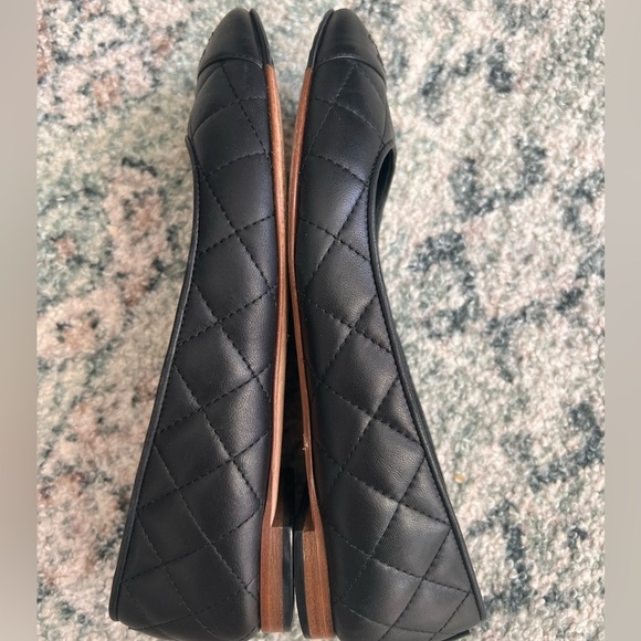 Chanel black quilted leather ballerina flats shoes - Picture 5 of 10